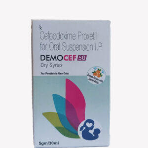 Democef Dry Syrup - 50 mg.