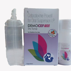 Democef Dry Syrup - 100 mg.